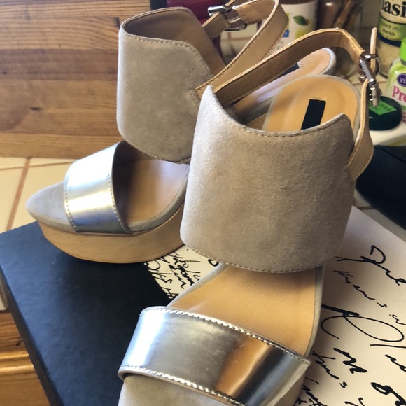 Kensie High Wedge Slip on Sandal - Picture 3 of 8